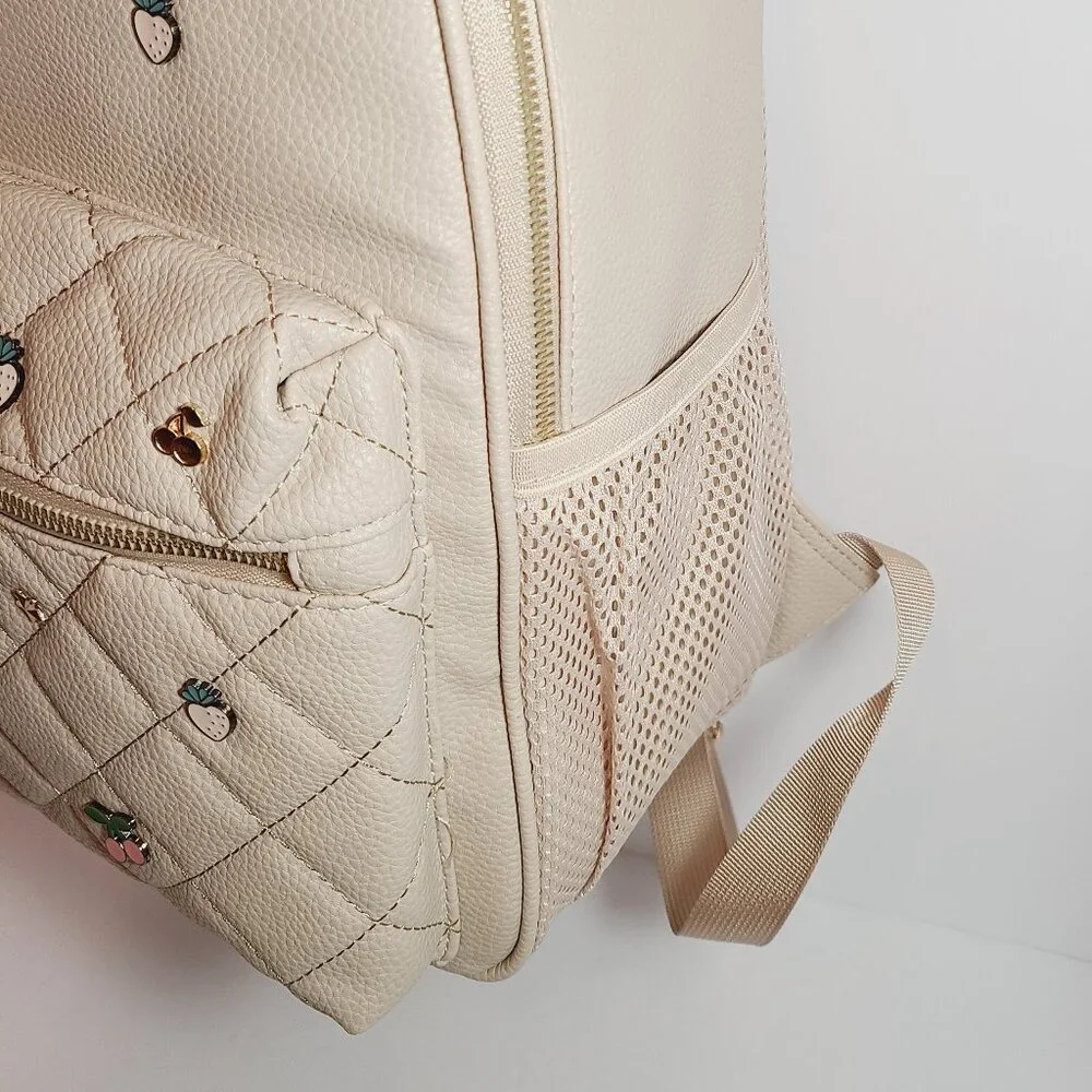 Under One Sky Cream Backpack – Strawberry Charm Design – NWT - Picture 3 of 13